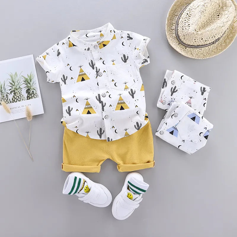 Conjunto Bebê Menino Alto Verão